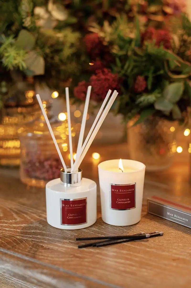 set di diffusore di aromi e candela Multicolore miniatura 3