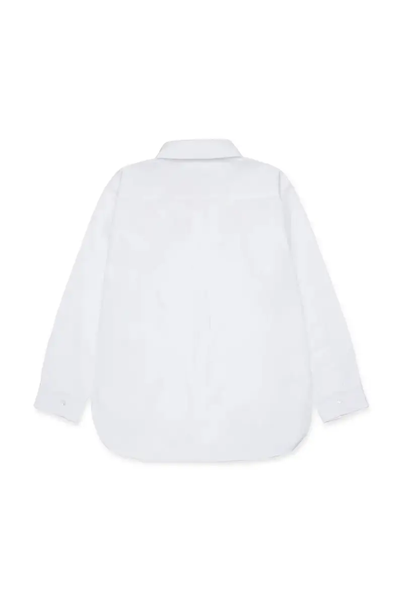 camicia di cotone per bambini MAXC11F SHIRT colore bianco MX0210 miniatura 3