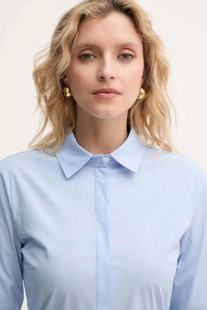 . camicia donna colore blu 2528116014200 miniatura 4