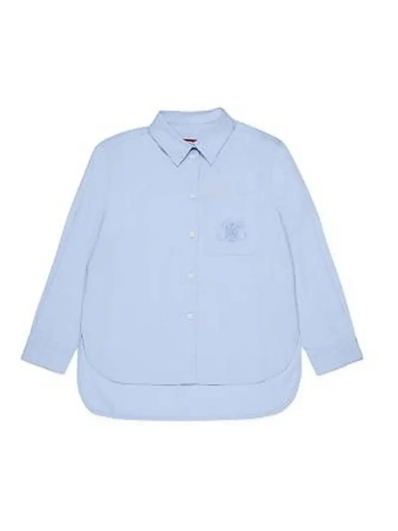 Camicia In Cotone Blu