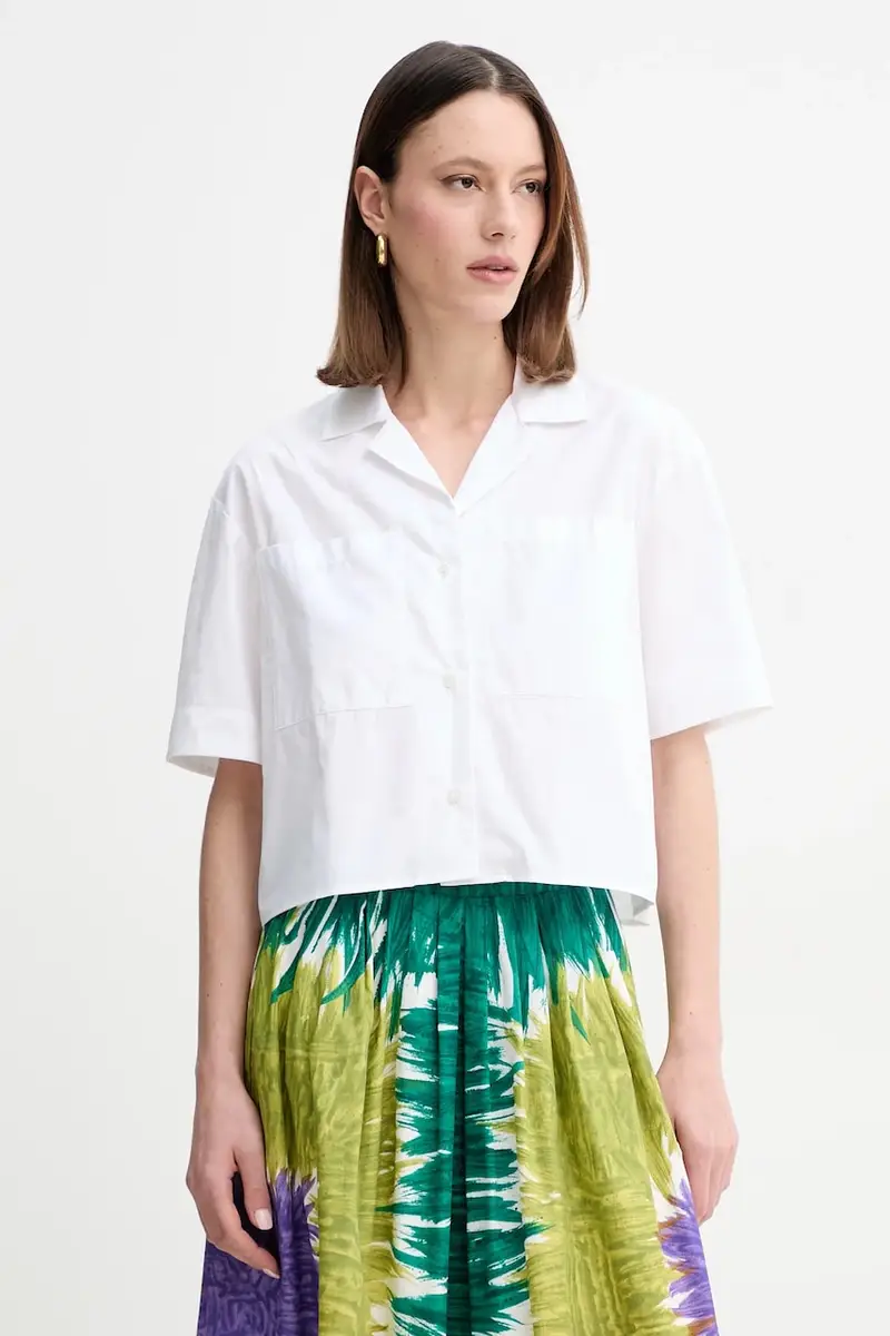 . camicia in cotone donna colore bianco 2516111014200