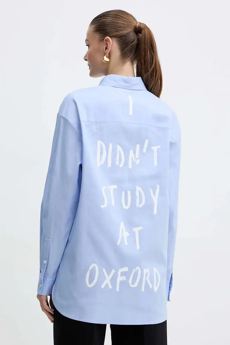 . camicia in cotone donna colore blu 2528116012200