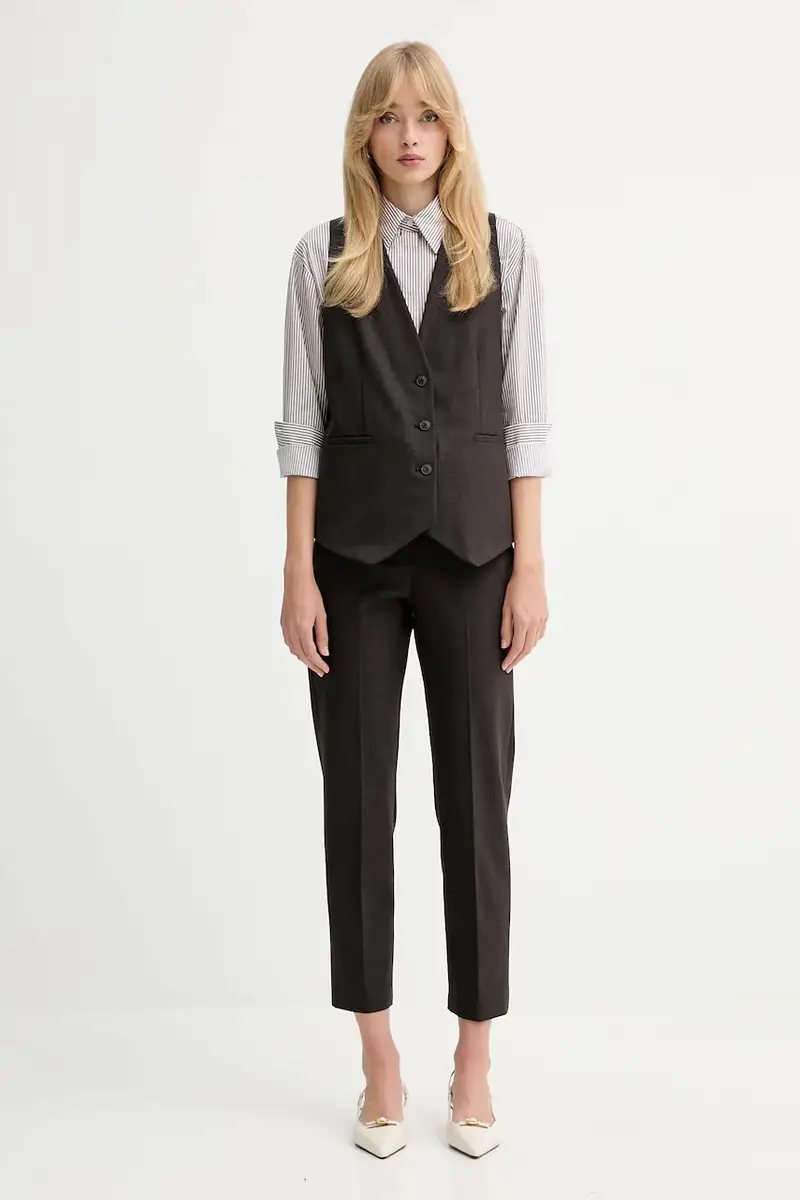 camicia in cotone donna colore marrone 2526116121200 miniatura 2