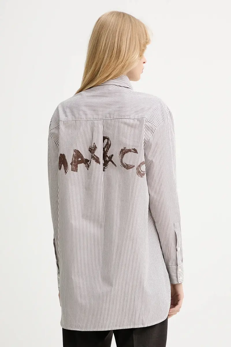 camicia in cotone donna colore marrone 2526116121200 miniatura 3