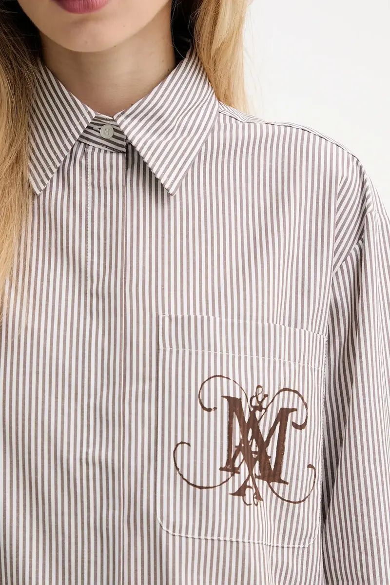 camicia in cotone donna colore marrone 2526116121200 miniatura 5