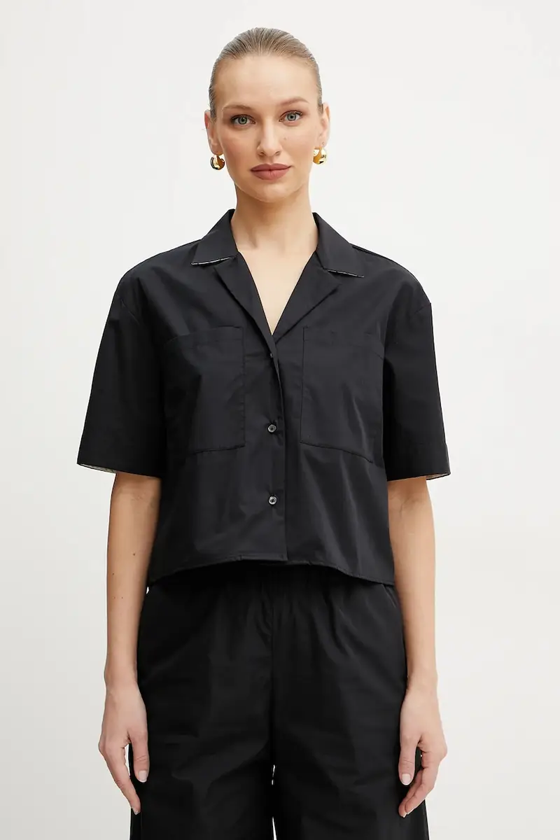 . camicia in cotone donna colore nero 2516111014200