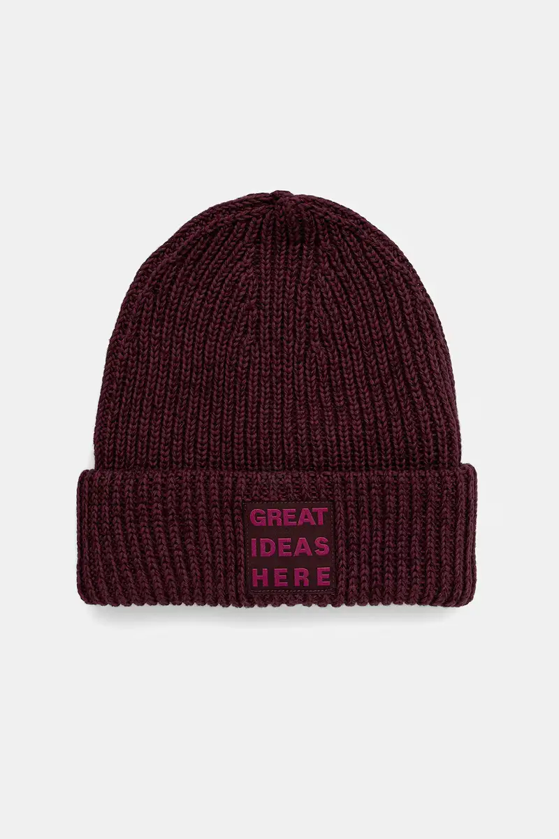 . cappello con lana colore violetto 2528576042200