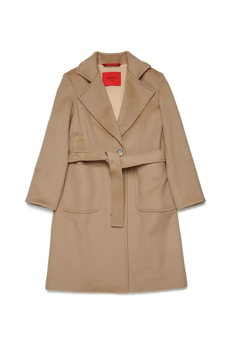 cappotto bambino/a MAXJ1F JACKET colore beige MX0001 miniatura 2