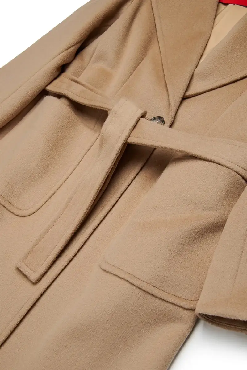 cappotto bambino/a MAXJ1F JACKET colore beige MX0001 miniatura 5