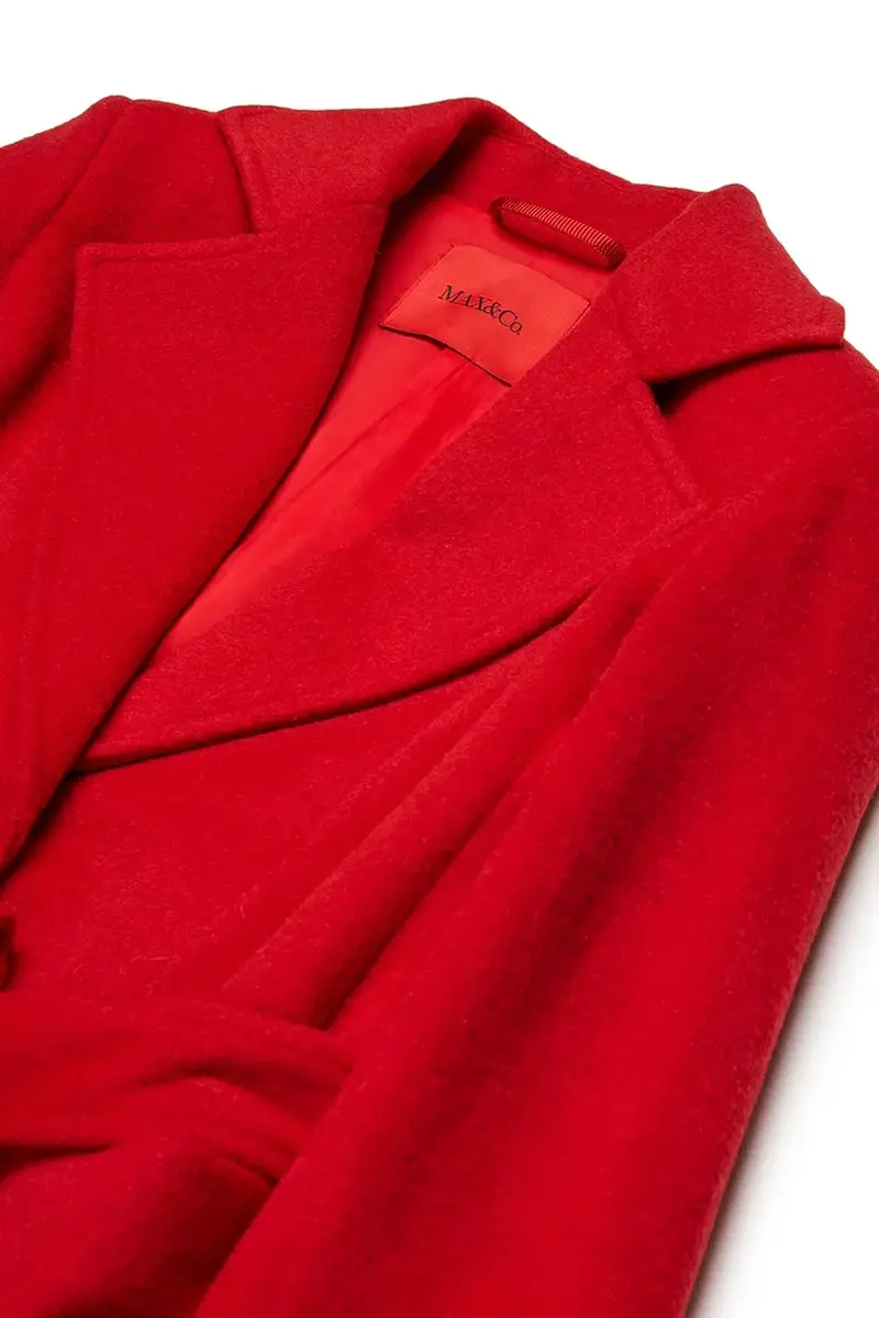 cappotto bambino/a MAXJ1F JACKET colore rosso MX0001 miniatura 4