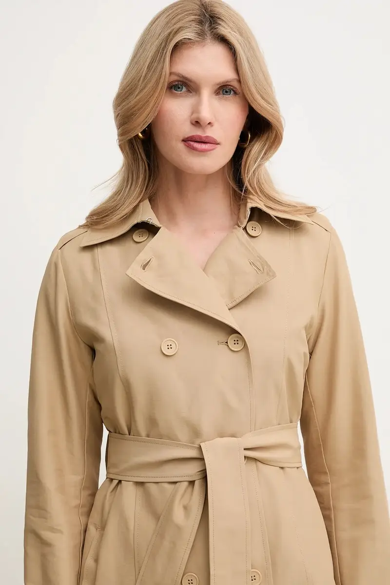 cappotto donna colore beige 2518021024200 miniatura 4