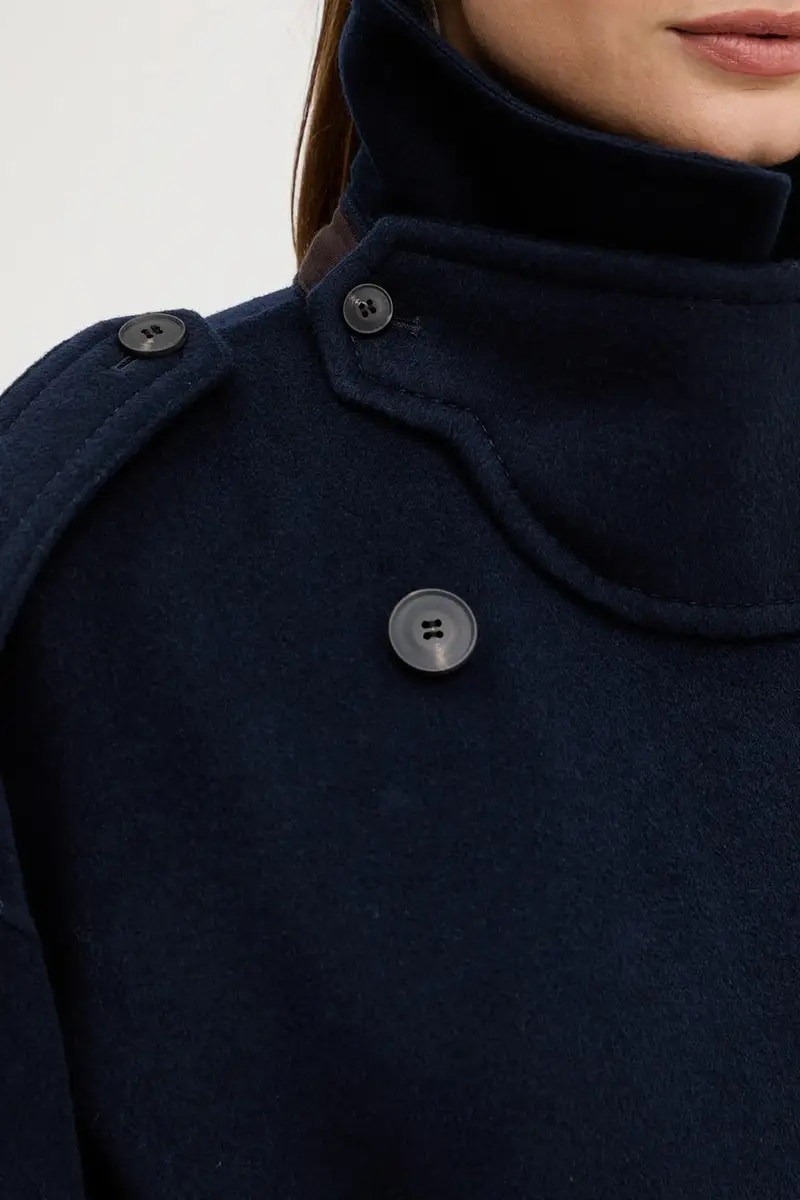 cappotto in lana colore blu navy 2526016013200 miniatura 5