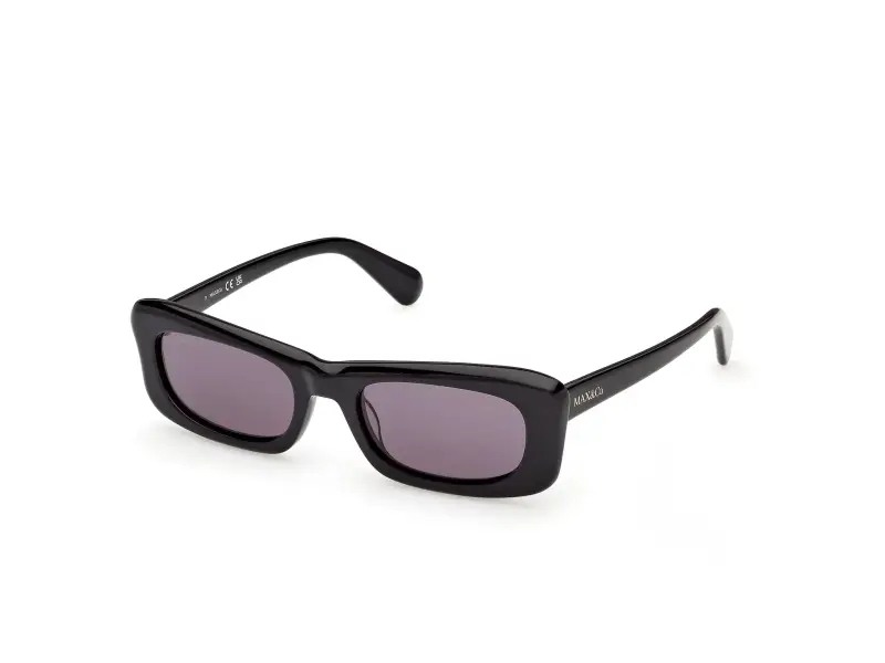 Donna MAX&Co MO0154 01A Occhiali da sole Acetato Nero Fumo Farfalla Normale