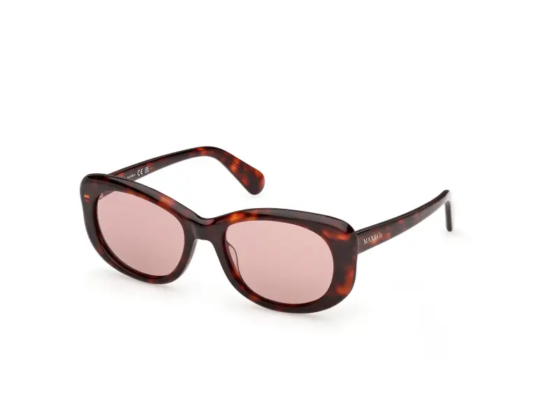 Donna MAX&Co MO0155 52S Occhiali da sole Acetato Havana Bordeaux Farfalla Normale