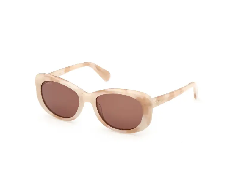 Donna MAX&Co MO0155 59E Occhiali da sole Acetato Beige Marrone Farfalla Normale