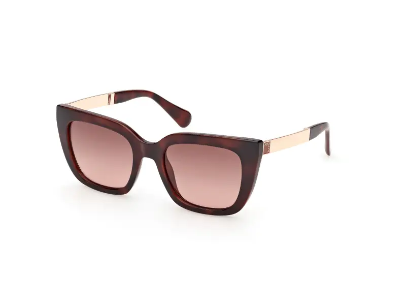 Donna MAX&Co MO0157 52F Occhiali da sole Iniettato Havana Marrone Cat Eye Normale