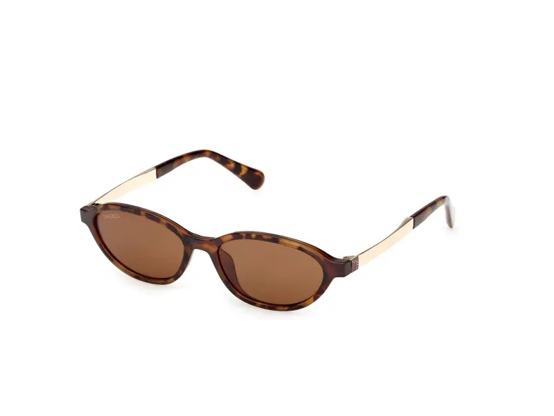 Donna MAX&Co MO0158 93N Occhiali da sole Iniettato Verde Verde Rotonda Normale