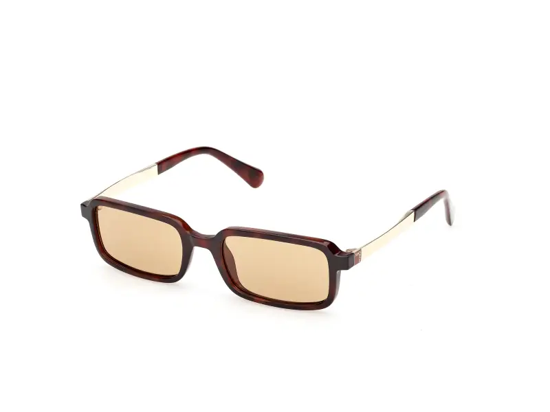 Donna MAX&Co MO0159 52J Occhiali da sole Iniettato Havana Roviex Squadrata Normale