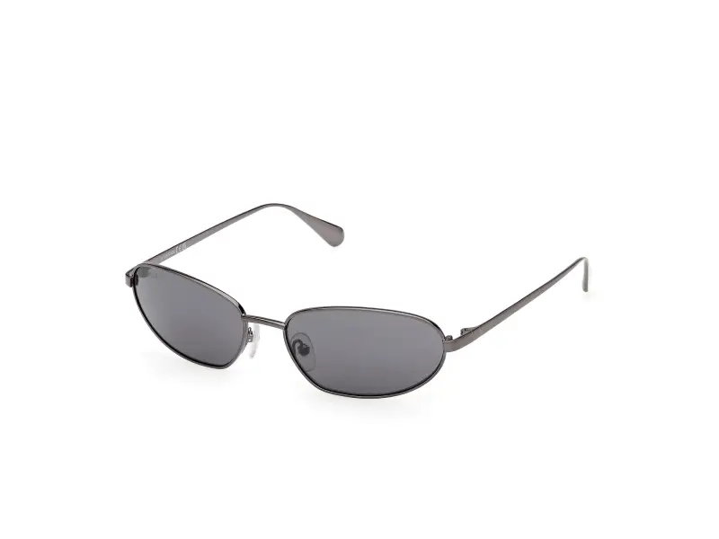 Donna MAX&Co MO0160 08A Occhiali da sole Metallo Canna di fucile Fumo Rotonda Normale