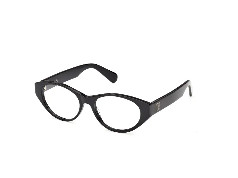 Donna MAX&Co MO5214 001 Montature da vista Acetato Nero Rotonda Normale