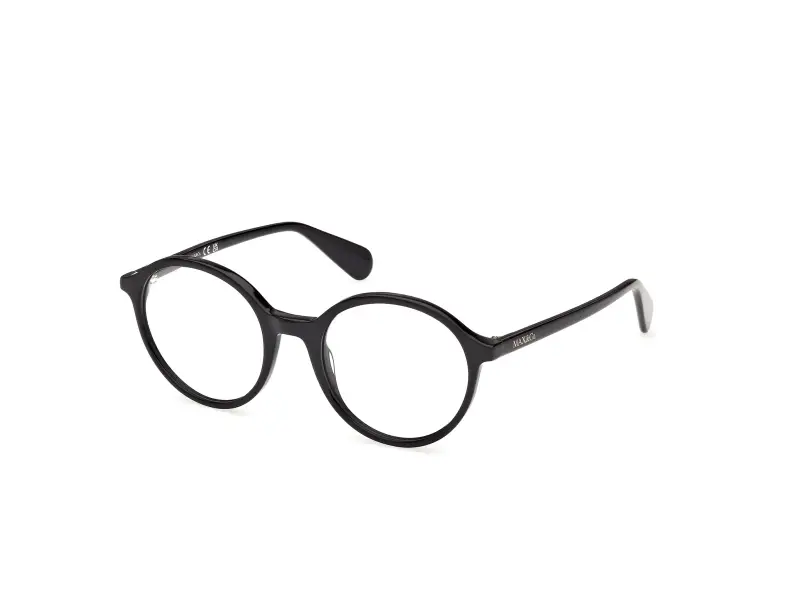 Donna MAX&Co MO5217 001 Montature da vista Acetato Nero Rotonda Normale