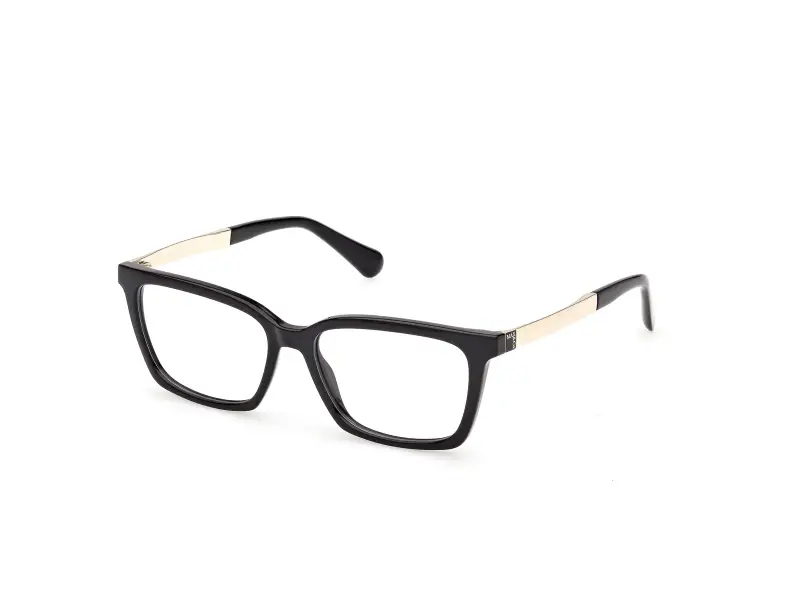 Donna MAX&Co MO5220 001 Montature da vista Iniettato Nero Squadrata Normale