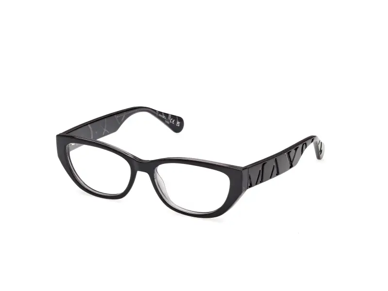 Donna MAX&Co MO5224 001 Montature da vista Iniettato Nero Rotonda Normale