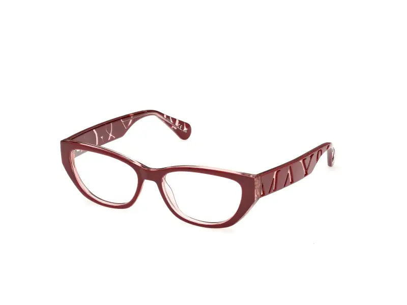 Donna MAX&Co MO5224 066 Montature da vista Iniettato Rosso Rotonda Normale