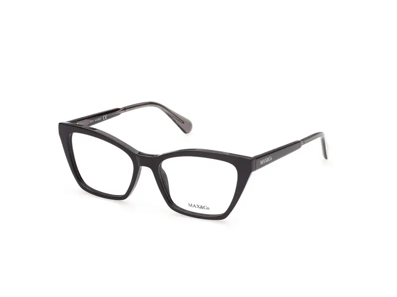 MAX&Co Donna MO5001 001 Montature da vista Acetato Nero  Cat Eye Normale