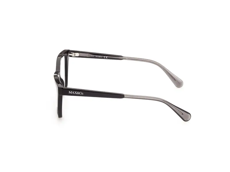 MAX&Co Donna MO5001 001 Montature da vista Acetato Nero Cat Eye Normale miniatura 2