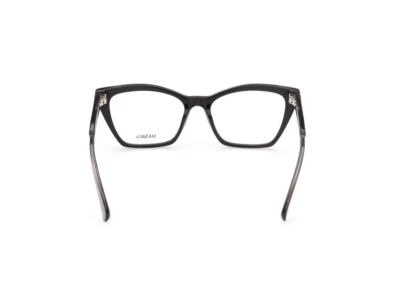 MAX&Co Donna MO5001 001 Montature da vista Acetato Nero Cat Eye Normale miniatura 3