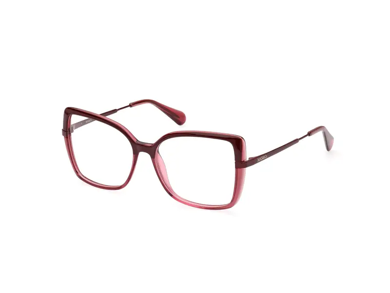 MAX&Co Donna MO5078 069 Montature da vista Iniettato Bordeaux  Farfalla Normale
