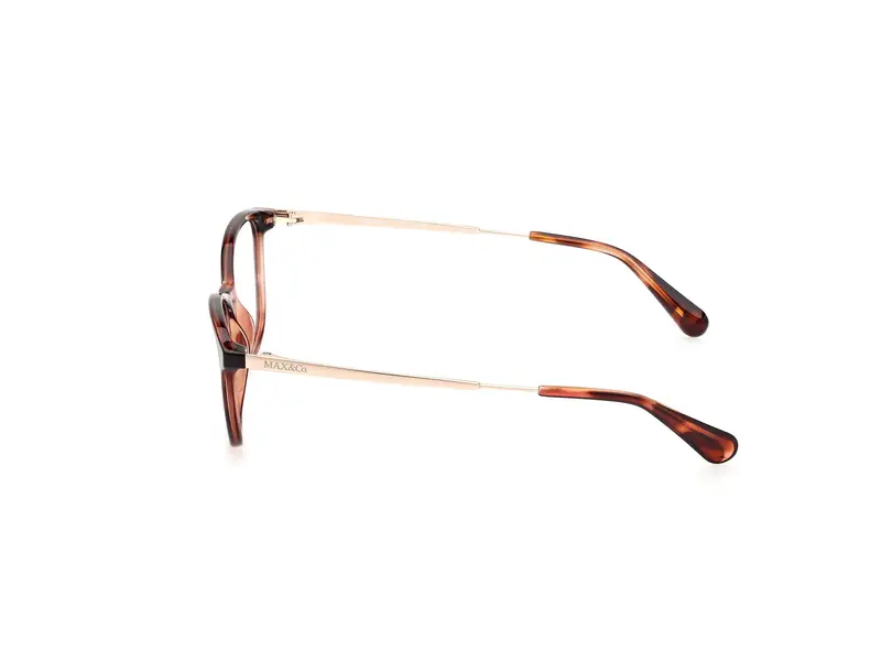 MAX&Co Donna MO5083 55A Montature da vista Iniettato Havana Fumo Squadrata Normale miniatura 2