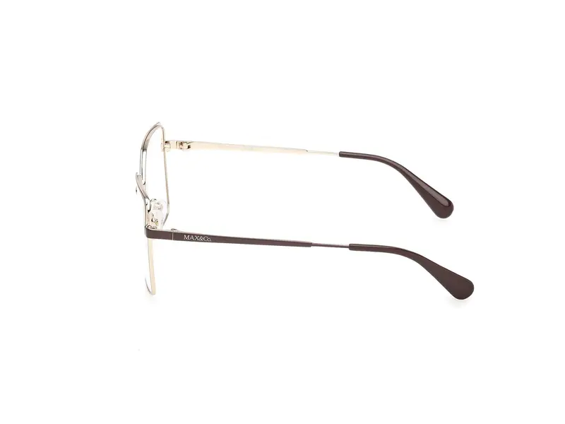 MAX&Co Donna MO5097 32B Montature da vista Metallo Oro Fumo Geometrica Normale miniatura 2