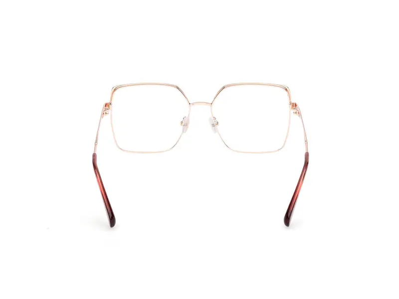 MAX&Co Donna MO5097 33A Montature da vista Metallo Oro Fumo Geometrica Normale miniatura 3