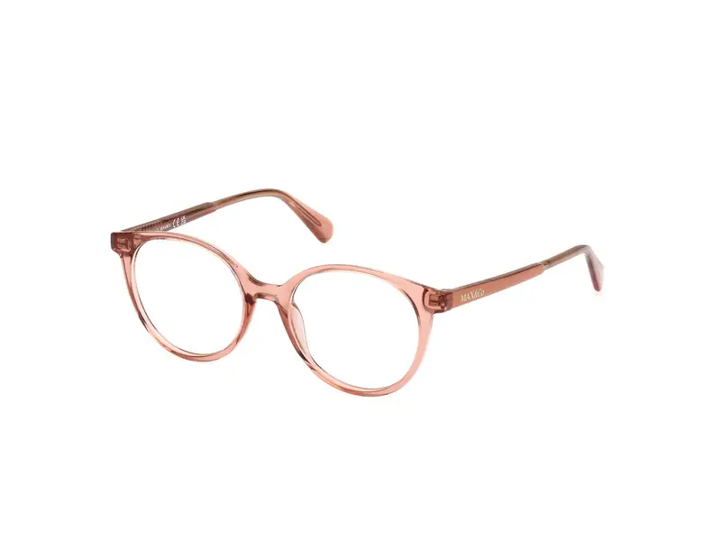 MAX&Co Donna MO5106 072 Montature da vista Iniettato Rosa  Rotonda Normale