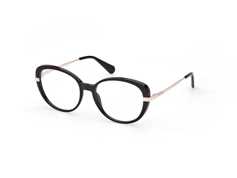 MAX&Co Donna MO5112 001 Montature da vista Iniettato Nero  Farfalla Normale