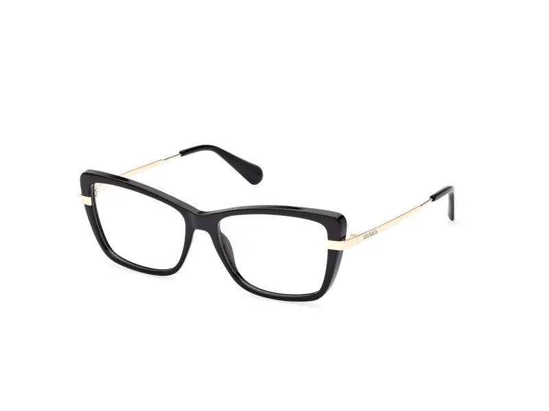 MAX&Co Donna MO5113 001 Montature da vista Iniettato Nero  Cat Eye Normale