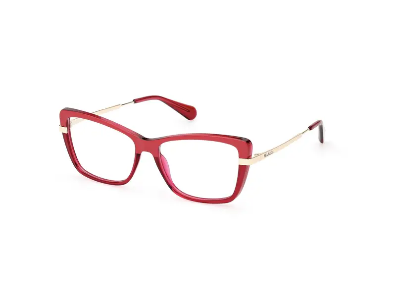 MAX&Co Donna MO5113 068 Montature da vista Iniettato Rosso  Cat Eye Normale