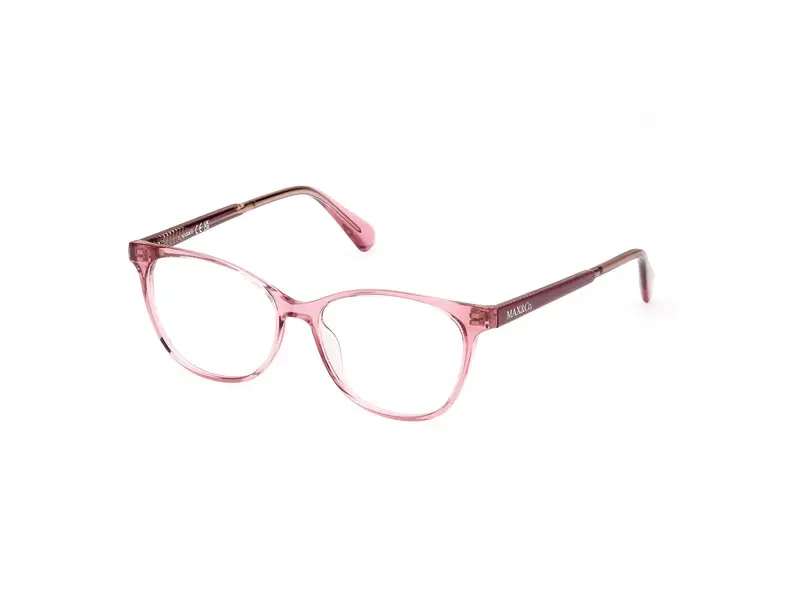 MAX&Co Donna MO5115 074 Montature da vista Iniettato Rosa  Rotonda Normale