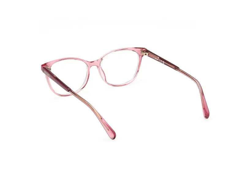 MAX&Co Donna MO5115 074 Montature da vista Iniettato Rosa Rotonda Normale miniatura 3
