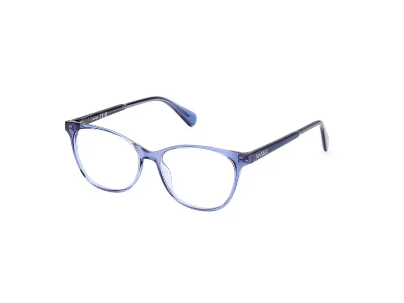 MAX&Co Donna MO5115 092 Montature da vista Iniettato Blu  Rotonda Normale