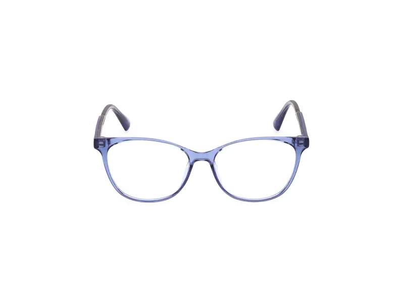 MAX&Co Donna MO5115 092 Montature da vista Iniettato Blu Rotonda Normale miniatura 2