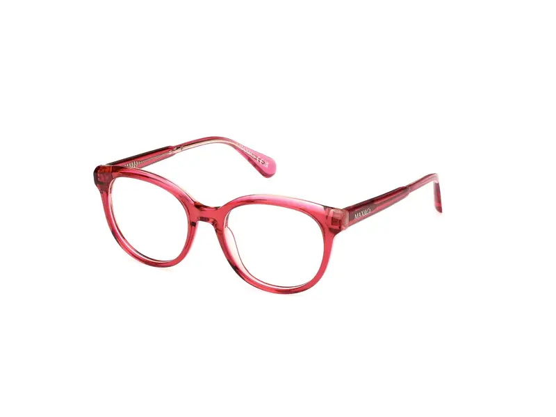 MAX&Co Donna MO5126 068 Montature da vista Acetato Rosso  Rotonda Normale
