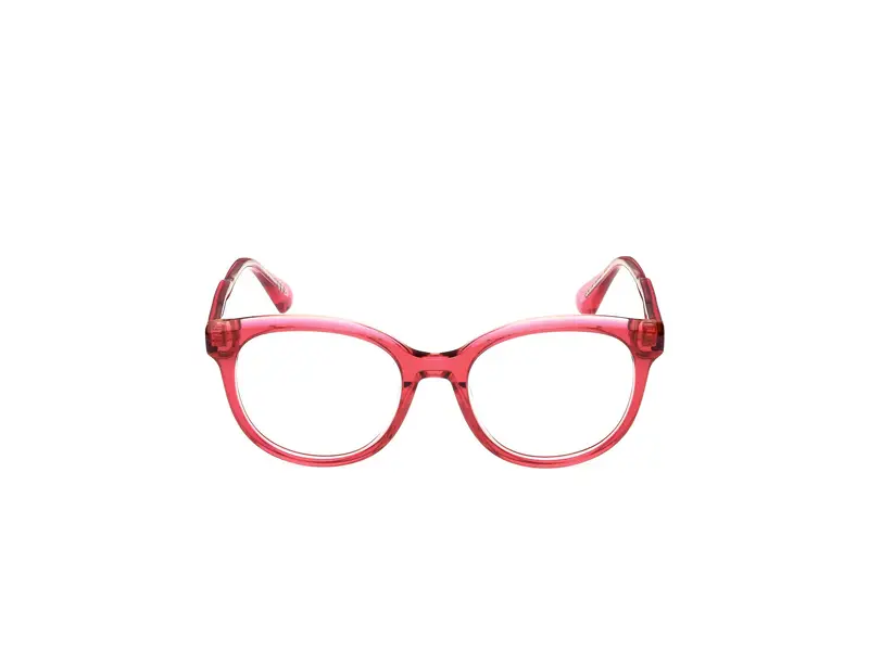 MAX&Co Donna MO5126 068 Montature da vista Acetato Rosso Rotonda Normale miniatura 2