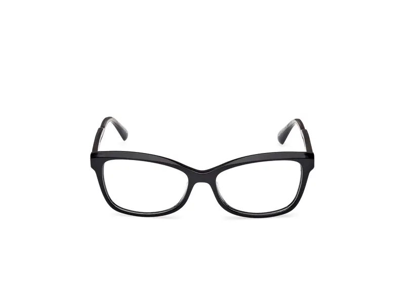 MAX&Co Donna MO5127 001 Montature da vista Acetato Nero Rotonda Normale miniatura 2
