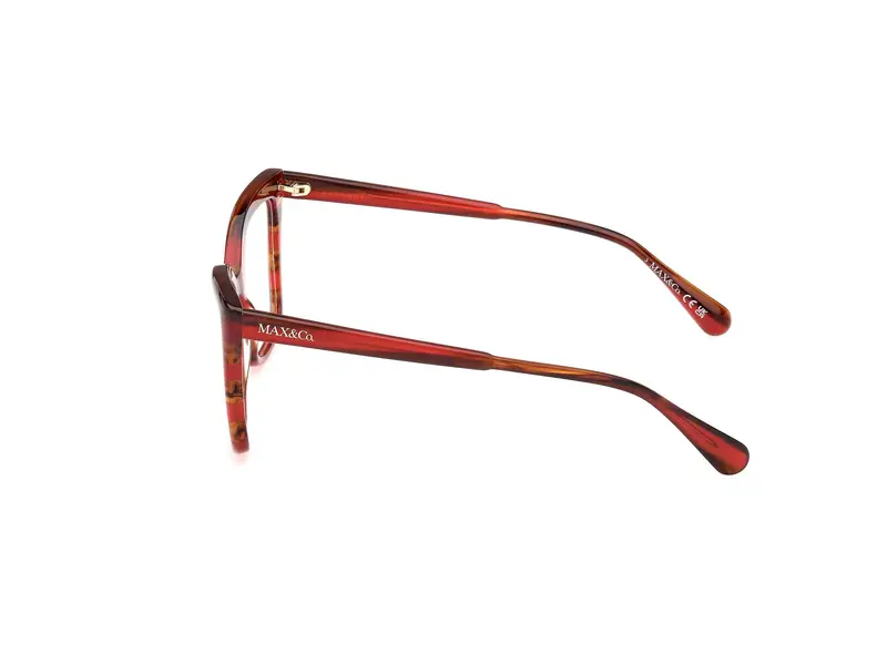 MAX&Co Donna MO5130 068 Montature da vista Acetato Rosso Squadrata Normale miniatura 2