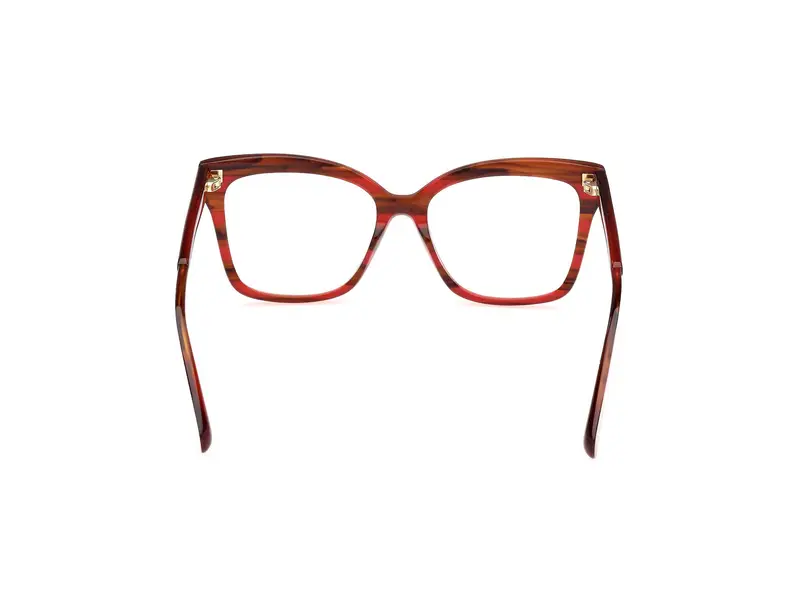 MAX&Co Donna MO5130 068 Montature da vista Acetato Rosso Squadrata Normale miniatura 3