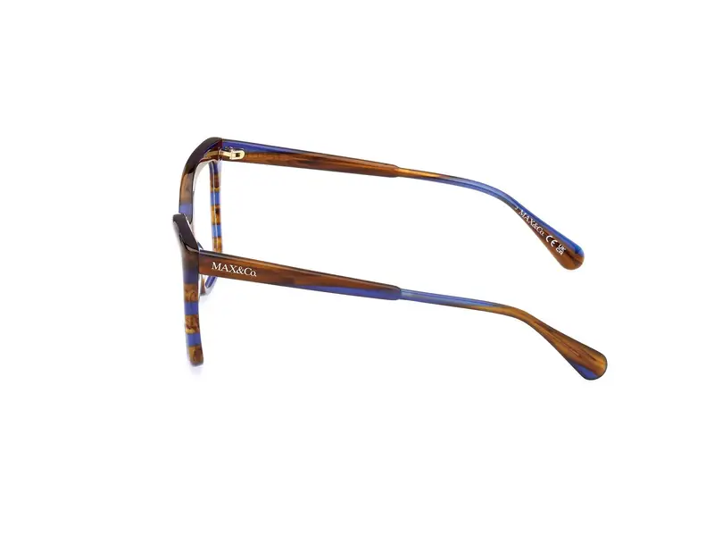 MAX&Co Donna MO5130 092 Montature da vista Acetato Blu Squadrata Normale miniatura 2