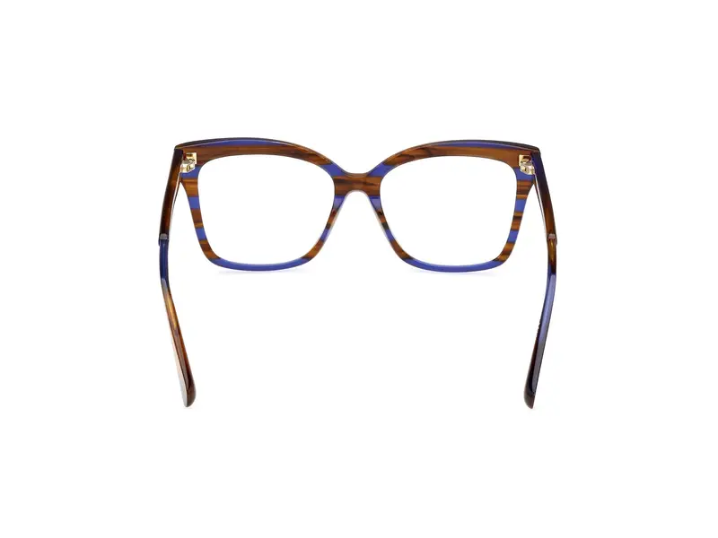 MAX&Co Donna MO5130 092 Montature da vista Acetato Blu Squadrata Normale miniatura 3